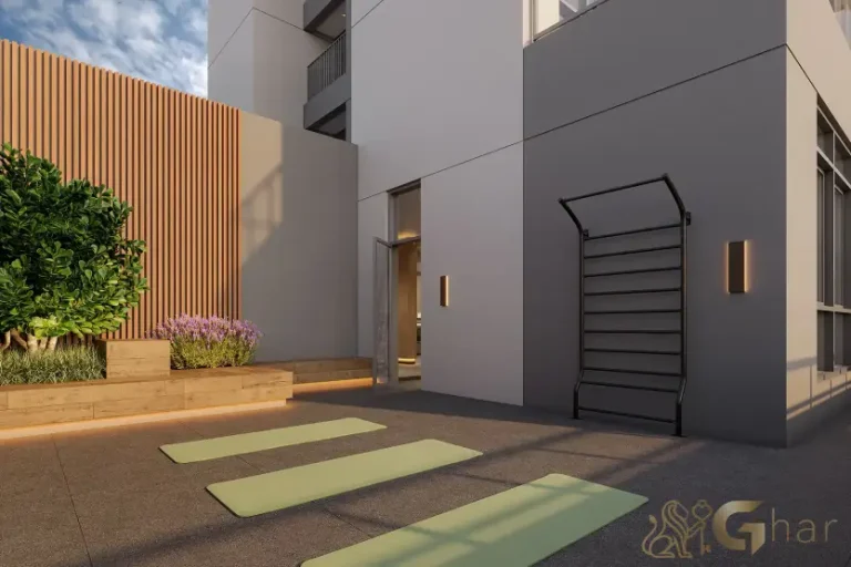 Fitness externo do MAC Campo Belo com área para atividades ao ar livre