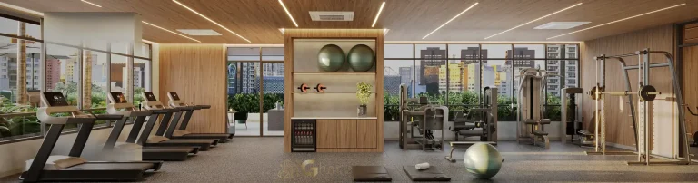 Academia fitness do MAC Ibirapuera em Moema equipada para treinos completos