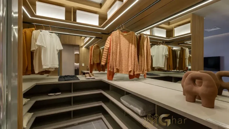 Closet do apartamento decorado de 93 m² no MAC Pinheiros