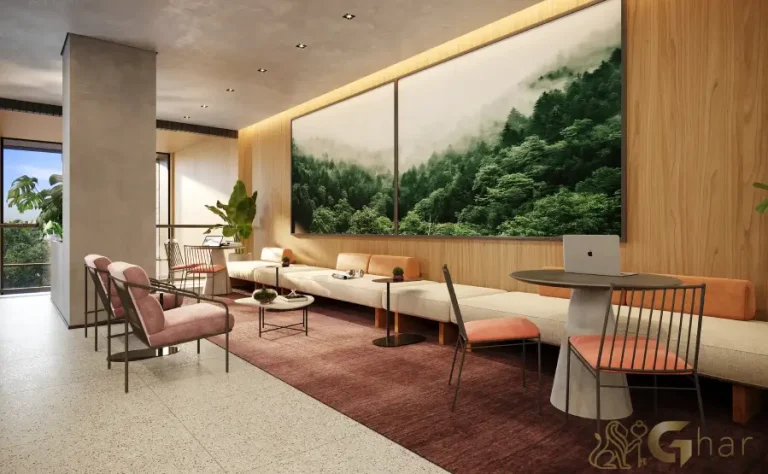 Sala de coworking do MAC Pinheiros com layout moderno