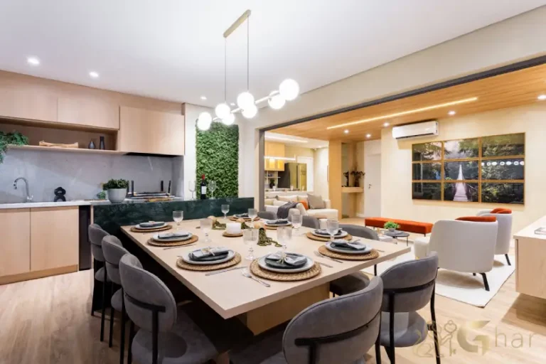 Terraço gourmet do apartamento decorado de 128 m² no Madre 914 Mooca