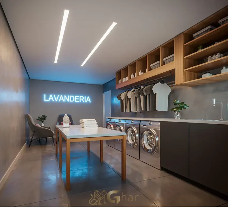 Lavanderia coletiva do Madre 914 Mooca com equipamentos modernos