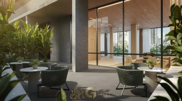 Apoio do salão de jogos do condomínio Monã The Grand Lodge em Moema