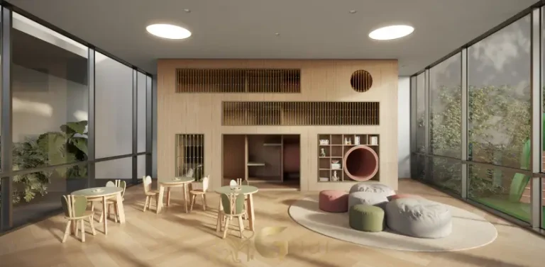 Brinquedoteca do condomínio Monã The Grand Lodge em Moema