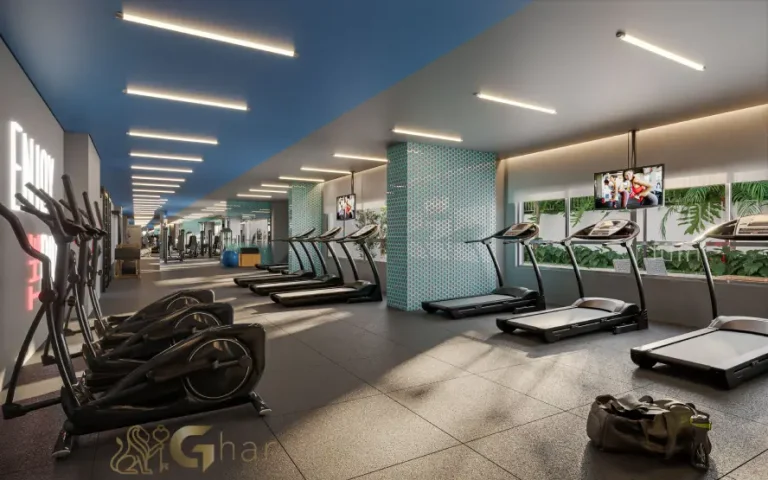 Academia fitness do Oásis Condomínio Clube na Vila Guilhermina