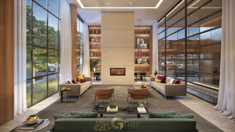 Salão de festas do Park Lane Ibirapuera com decoração sofisticada e espaço amplo