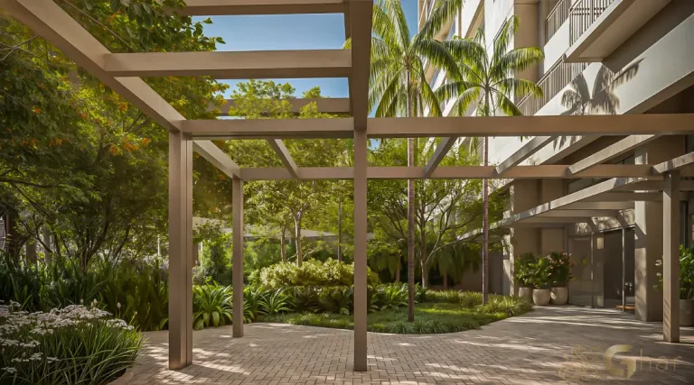 Boulevard de convivência do Parque Diálogo Vila Ema Residences