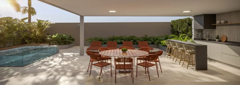 Private Pool House do Parque Diálogo Vila Ema Residences