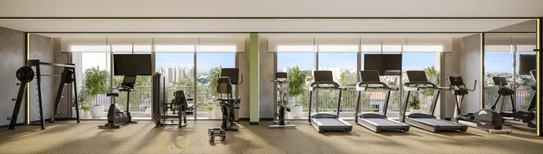 Academia Do Parque Diálogo Vila Ema Smart Spaces Com Equipamentos Modernos