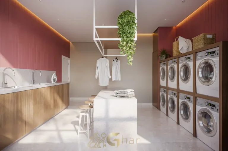 Lavanderia compartilhada do Paseo Santa Cruz no Alto do Ipiranga