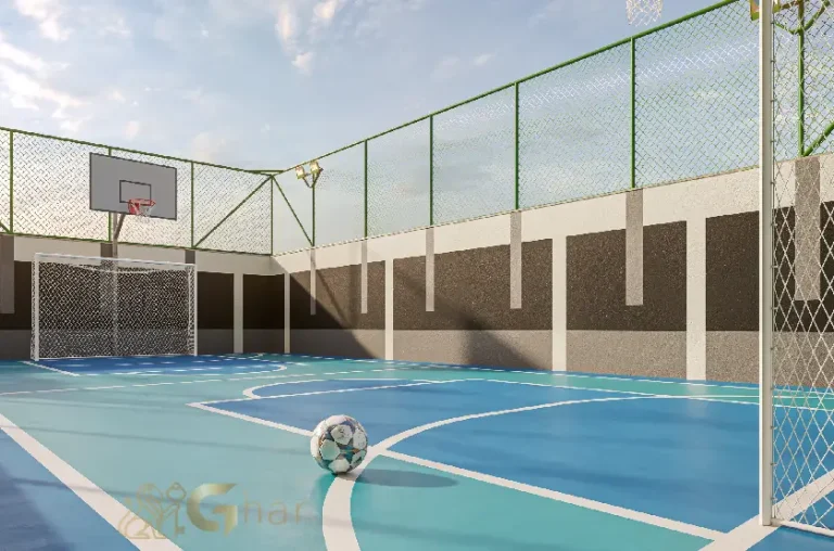 Quadra recreativa do Paseo Santa Cruz no Alto do Ipiranga para lazer e esportes