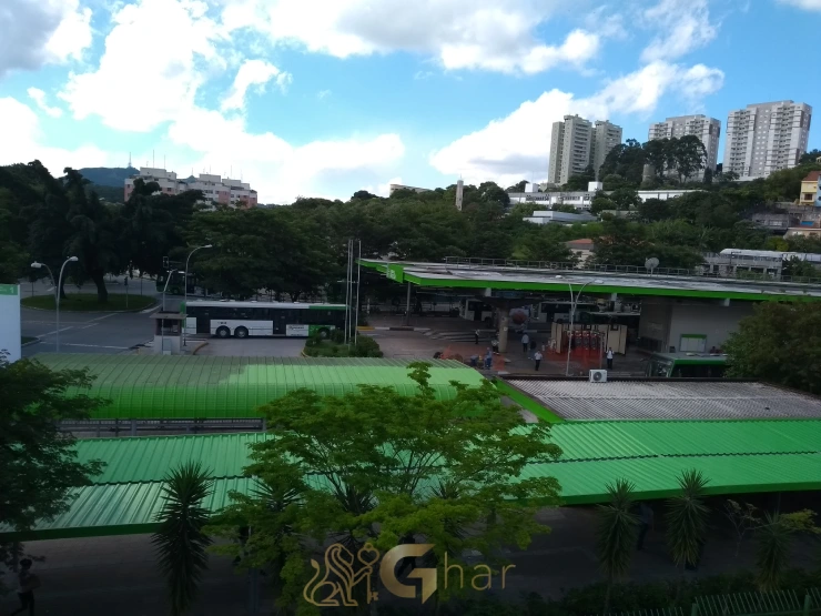 Terminal e estação de transporte público no bairro Pirituba na Zona Norte de São Paulo
