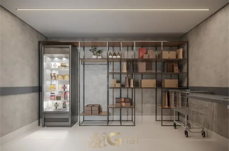 Espaço delivery do Praça Diálogo Patriarca para recebimento de encomendas