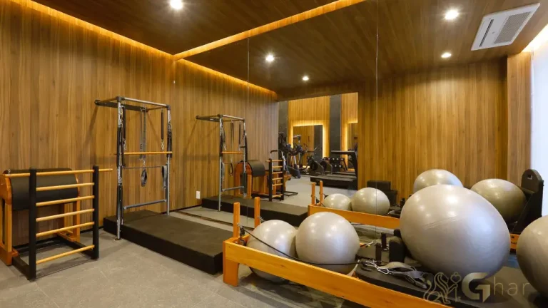 Sala de pilates equipada do Praça Lindenberg Macurapé