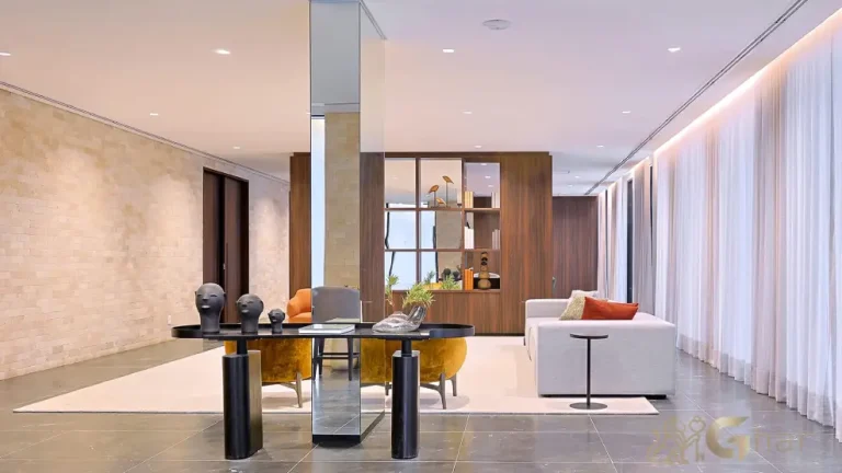 Salão de festas do Praça Lindenberg Macurapé no Itaim Bibi