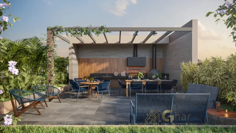 Churrasqueira com forno de pizza no Prisma Condomínio Clube Vila Ema