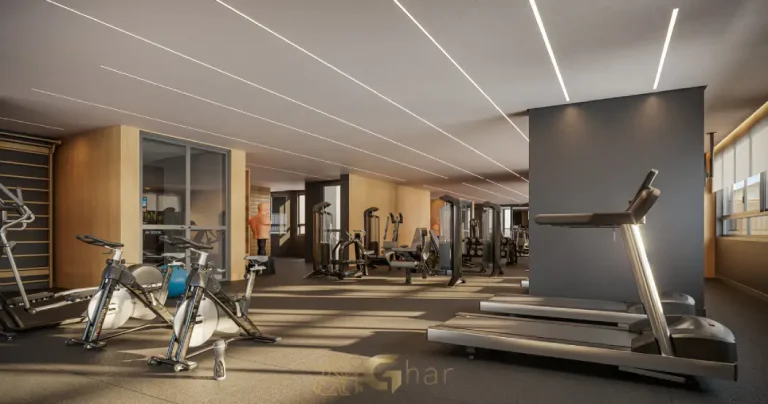 Academia do Prisma Condomínio Clube Vila Ema equipada e moderna