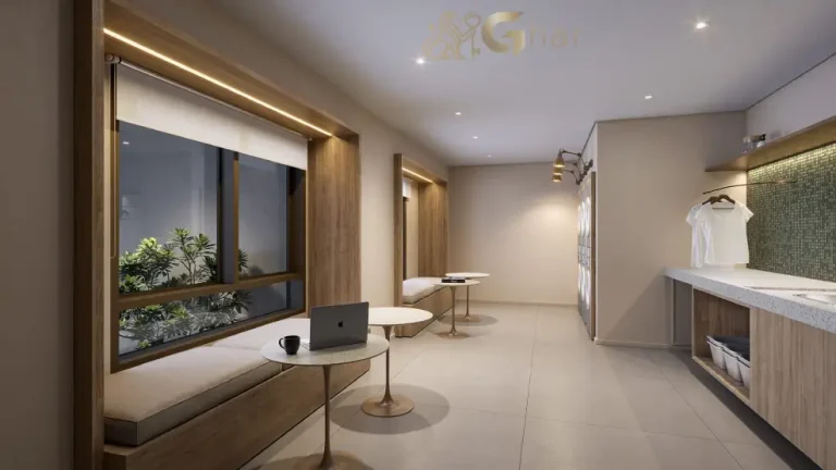 Coworking do Studios Paraíso by Lindenberg com ambiente moderno para trabalho