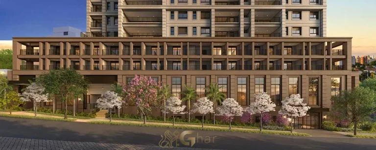 Portaria do Studios Paraíso by Lindenberg com arquitetura contemporânea