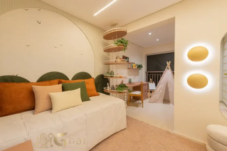 Suíte com acabamento premium no apartamento decorado 155m² The Grand Padre Adelino