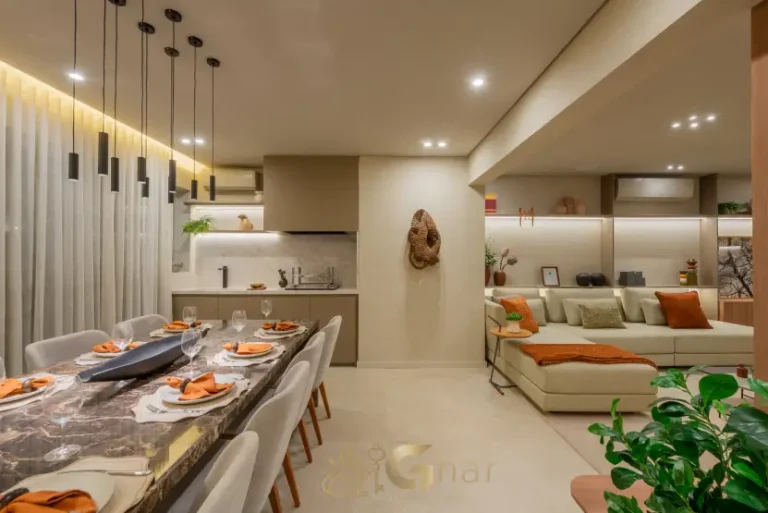 Varanda gourmet do apartamento decorado 125m² no The Grand Padre Adelino