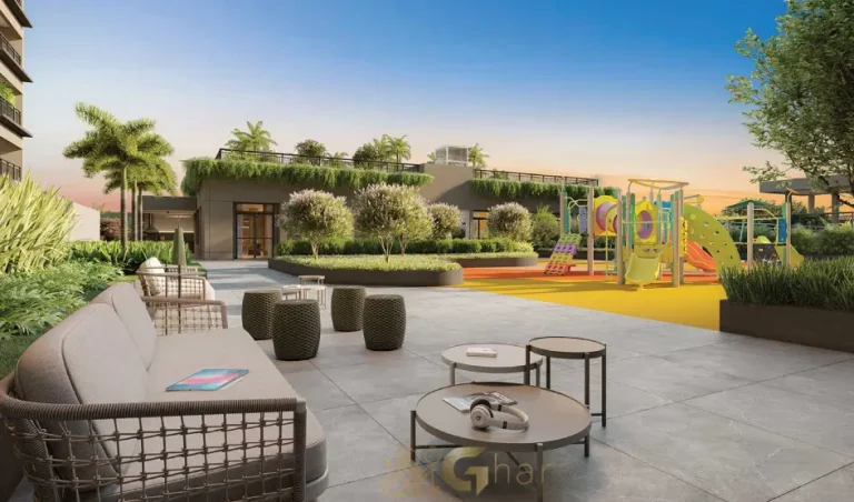 Lounge playground do Torino Mooca Città com área de apoio para famílias