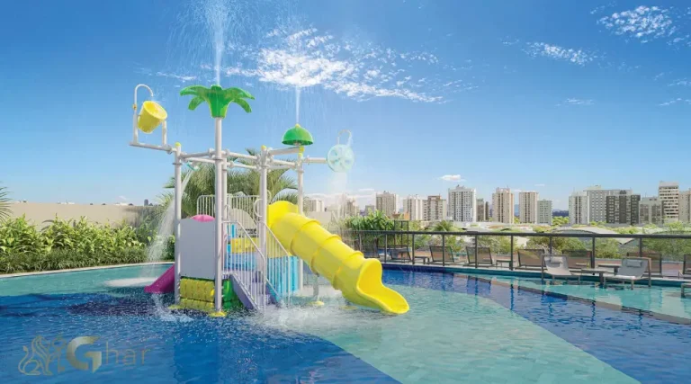 Piscina infantil do Torino Mooca Città com área segura para crianças