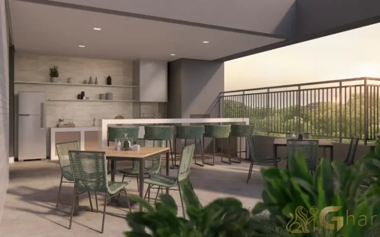 Churrasqueira do condomínio Vértice Butantã Residences by Diálogo