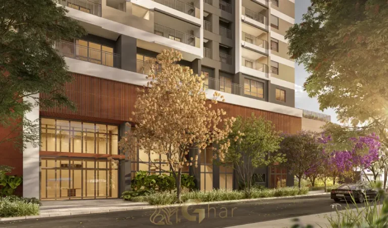 Fachada e portaria do Vértice Butantã Residences by Diálogo