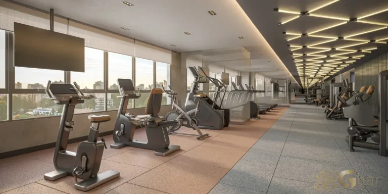 Academia do condomínio Vértice Butantã Residences by Diálogo