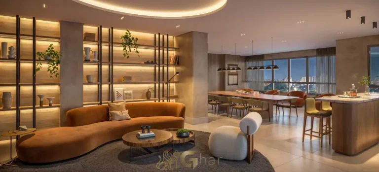 Salão gourmet do condomínio Vértice Butantã Residences by Diálogo