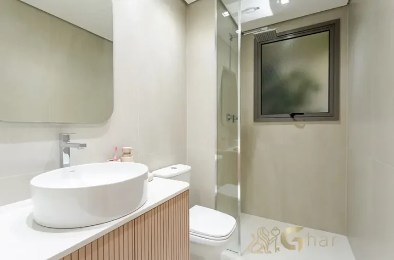 Banheiro do apartamento decorado 118 m² no Vista Tatuapé Boulevard