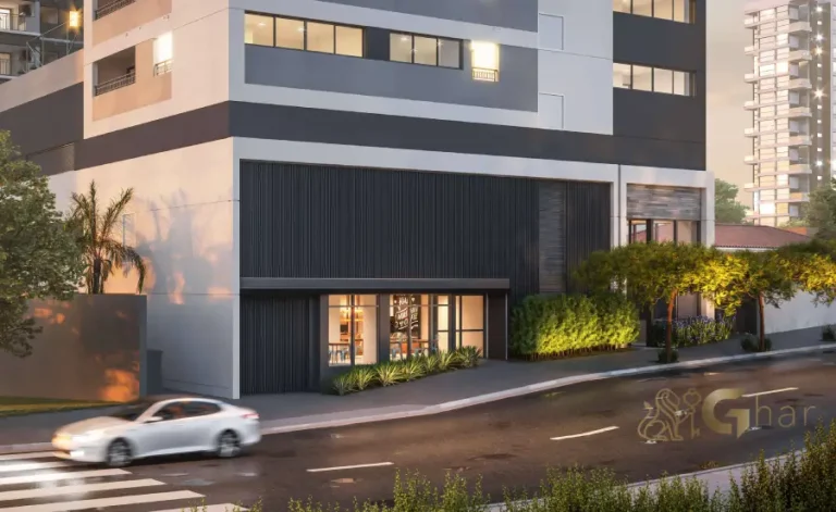 Portaria e acesso às salas comerciais do Walk Alto do Ipiranga Offices no Alto do Ipiranga