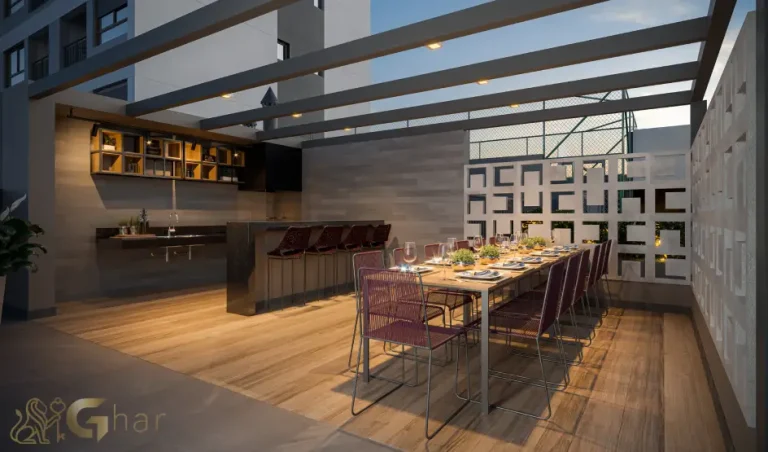 Churrasqueira do condomínio Walk Belém by Diálogo no Belém São Paulo