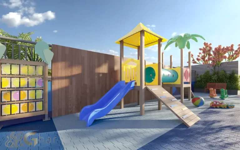 Playground infantil do Walk Belém by Diálogo em condomínio no Belém