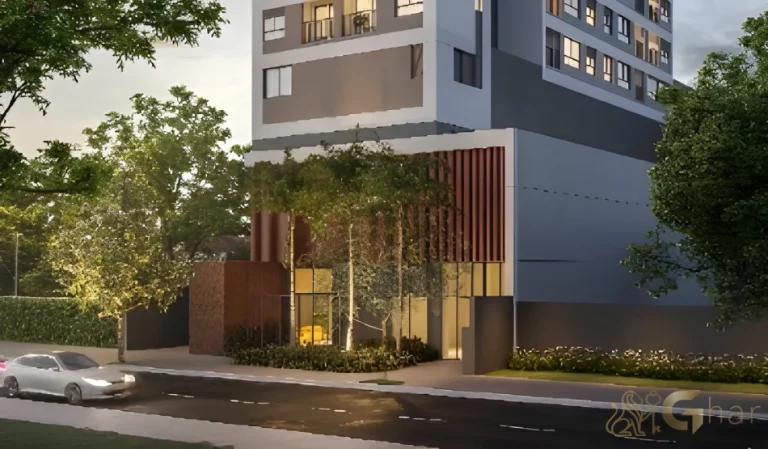 Portaria do Walk Belém Smart by Diálogo com acesso ao condomínio no Belém