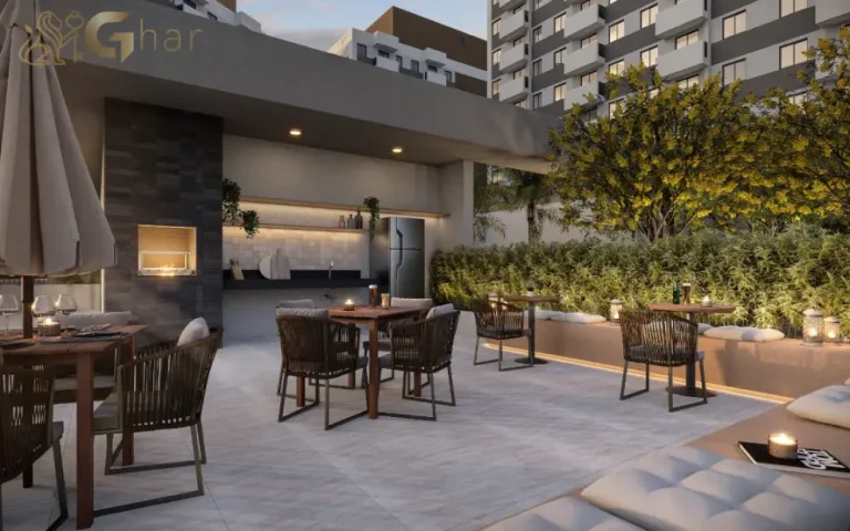 Churrasqueira do condomínio 360º Park View no City América São Paulo