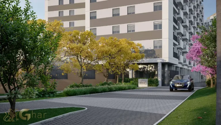 Portaria e acesso do condomínio 360º Park View no City América São Paulo