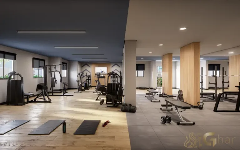 Academia fitness do condomínio Alto Chácara Santo Antônio em São Paulo