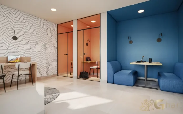 Coworking do condomínio Alto Chácara Santo Antônio na Zona Sul de São Paulo