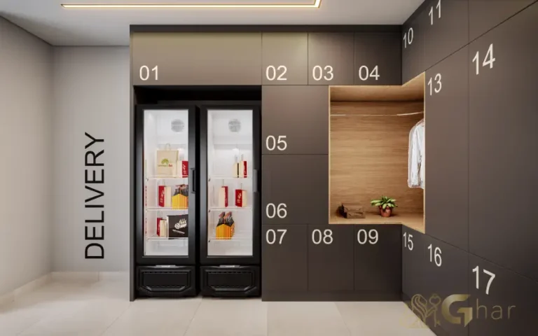 Espaço delivery do condomínio Alto Chácara Santo Antônio na Zona Sul