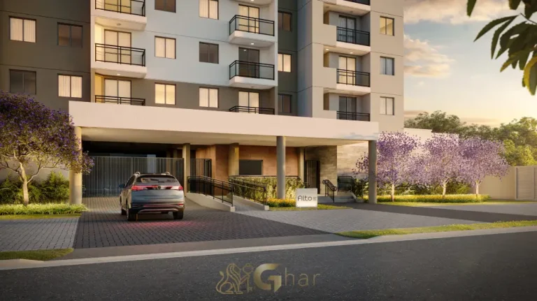 Portaria do condomínio Alto Chácara Santo Antônio em São Paulo