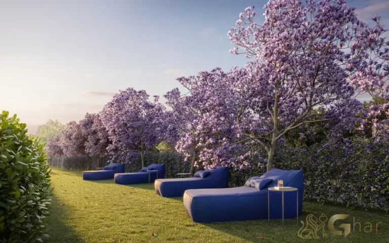 Alameda de estar do condomínio Alto São Domingos em Pirituba, São Paulo