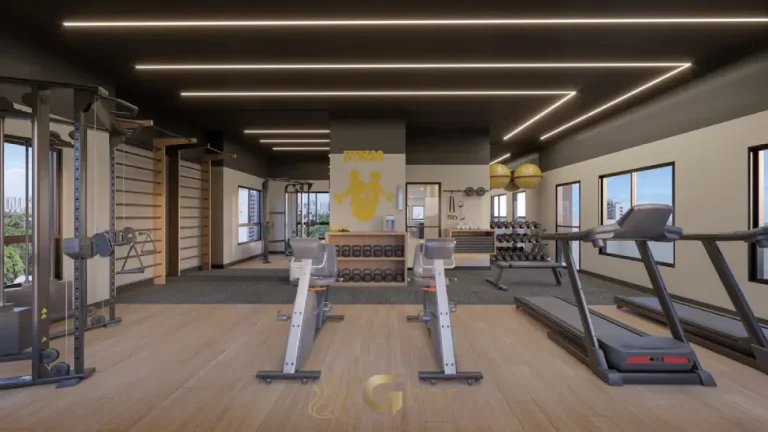Academia moderna em condomínio de apartamentos Antônio Flor Santana