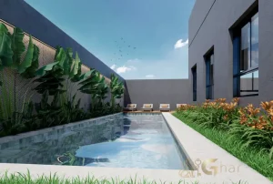 Piscina do condomínio Antônio Flor Santana em Santana Zona Norte