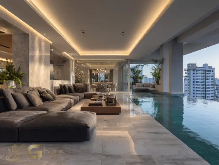 Penthouse com ampla área externa e piscina em imóvel na Zona Sul da capital paulista