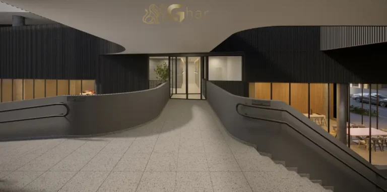 Portaria do condomínio Ar.que na Vila Buarque, apartamentos e studios próximos ao Metrô República em São Paulo