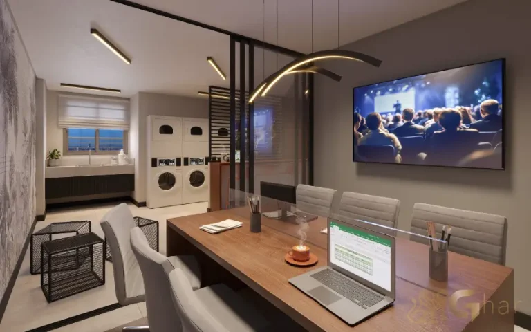 Coworking e lavanderia compartilhada do Arte Santa Marina Água Branca