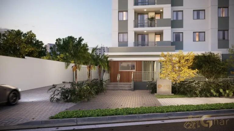 Portaria do condomínio Arte Santa Marina na Água Branca SP