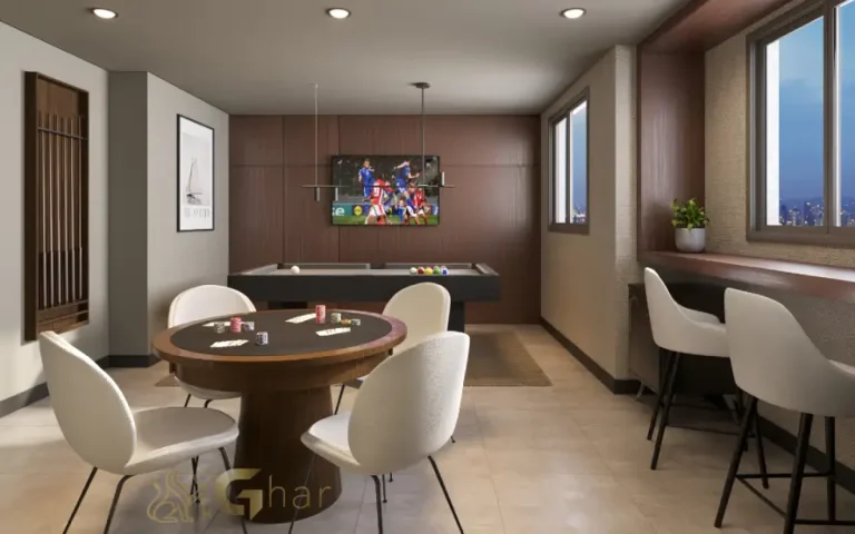 Sport bar do condomínio Arte Santa Marina na Água Branca São Paulo